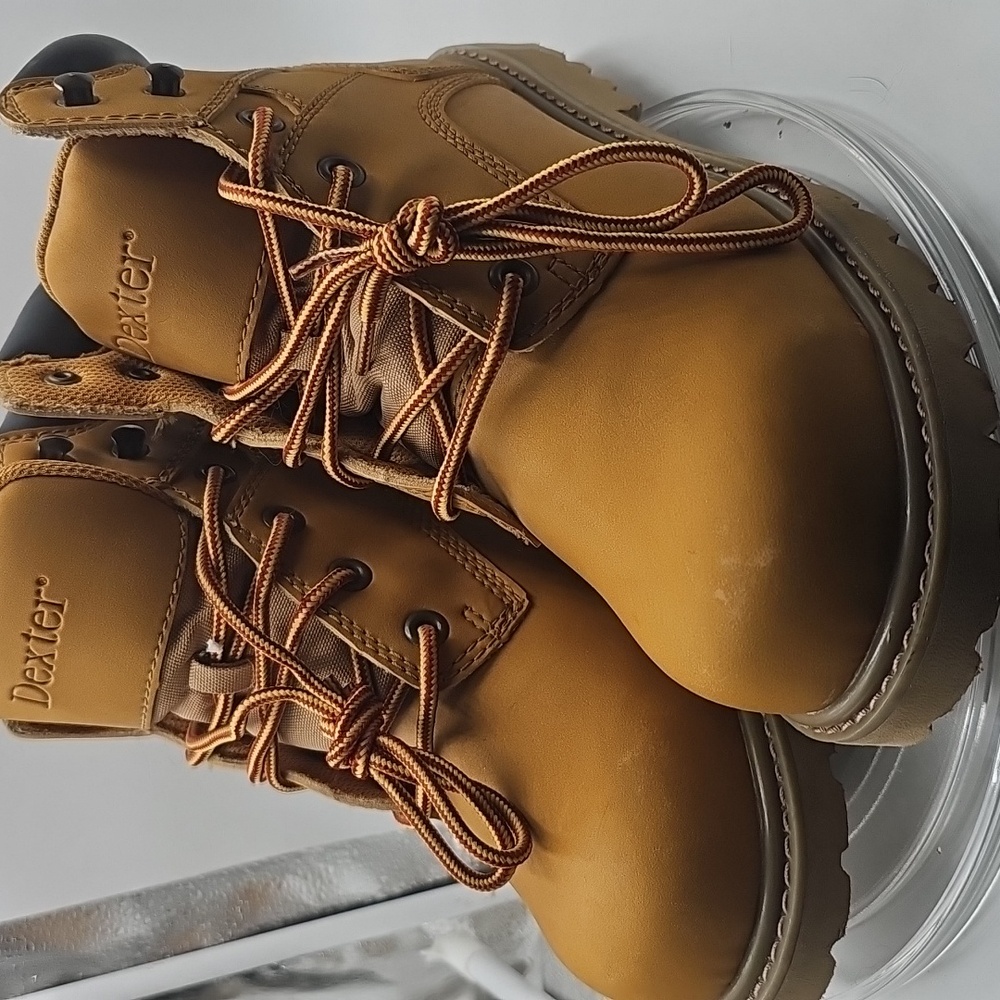 K Dexter Mens Work Boots Size 8 Water-Resistant Synthetic Upper & Rubber Sole - Picture 3 of 12